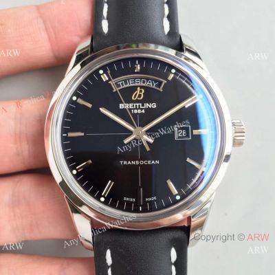 Swiss Grade Copy Breitling Transocean Day & Date V7 Factory Watch Black Dial